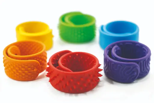 [FD017] BRACELETS SENSORIELS FLEXIBLES* DISPO JUIN