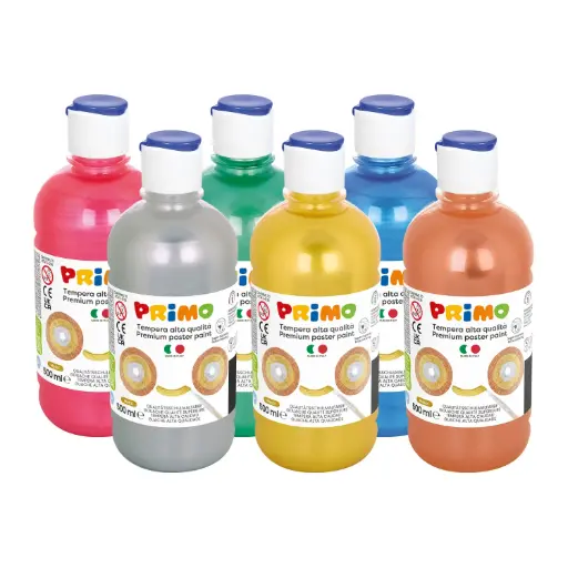 [5056B] GOUACHE METALLISEE, ASSORTIMENT DE 6