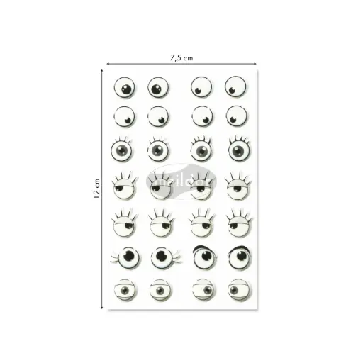[86126] COOKY STICKERS YEUX