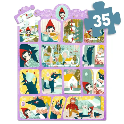 [SA7232] PUZZLE HISTOIRE: LE PETIT CHAPERON ROUGE