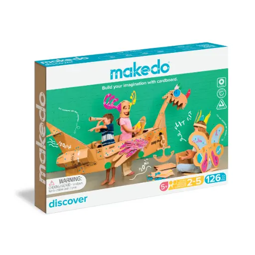 [MK001] MAKEDO KIT DÉCOUVERTE, 126 PIÈCES