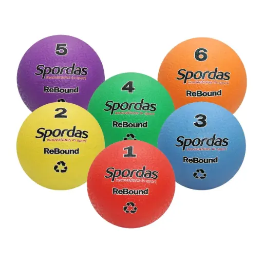 [96076] BALLONS REBONDISSANTS, LOT DE 6