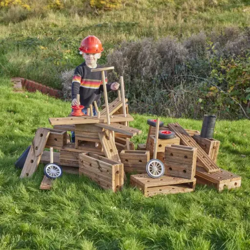 [CS3294] BLOCS DE CONSTRUCTION À ENCOCHES, 25 PIÈCES