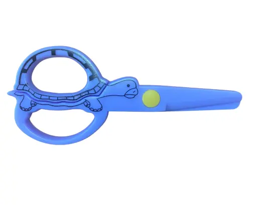 [0338] CISEAUX BOUTS RONDS DE SECURITE EN PLASTIQUE 13 CM