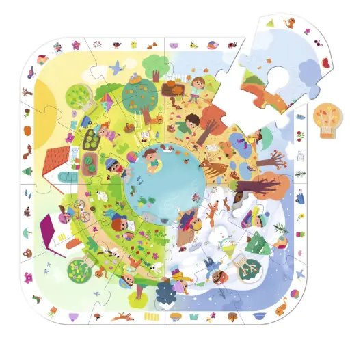 [SA7290] PUZZLE XXL LES SAISONS, 29 PIÈCES