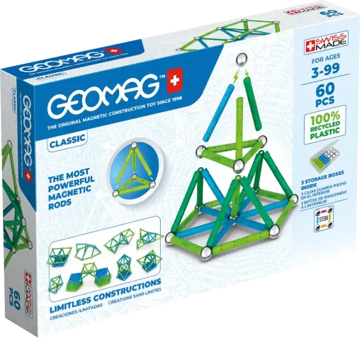 [GEO06] GEOMAG CLASSIC, 60 PCS 