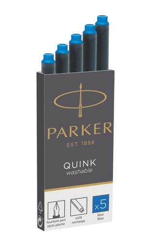 [5513] CARTOUCHE ENCRE PARKER BLEU R./5