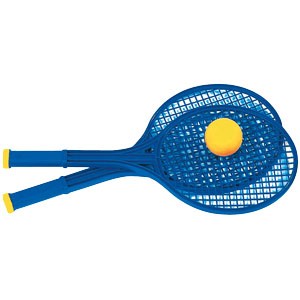 [9618] MINI-TENNISSCHLÄGER/12 RAQ UND 6 B