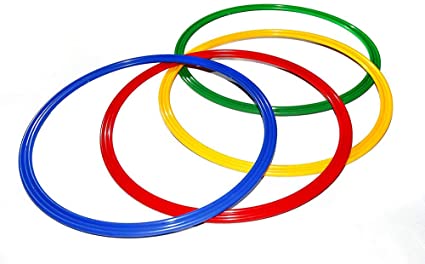 [9667] 60CM HOOPS, 4 ASS.