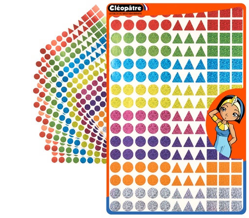 [82942] HOLOGRAPHIC ADHESIVE STICKERS, 10 SHEETS