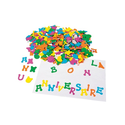 [821489] FOAM STICKERS CAPITAL LETTERS