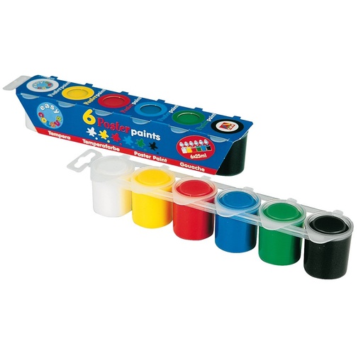 [5008] Gouache-Box mit 6 Gläsern à 25 cm³