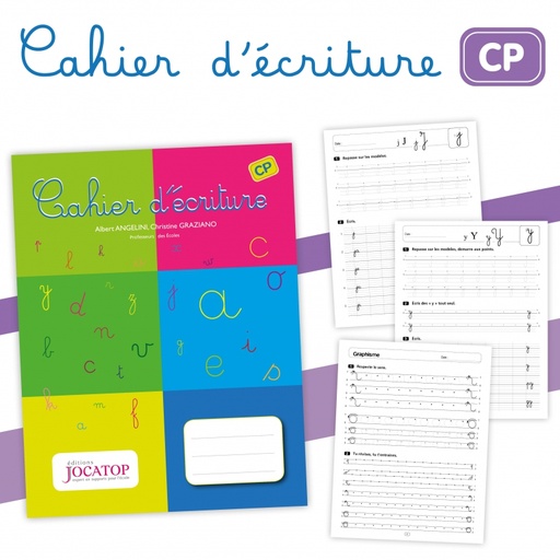 [JC9295] CAHIER D'ÉCRITURE, LA PIÈCE