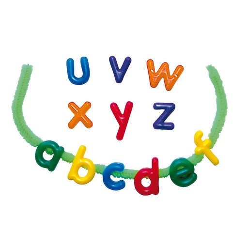 [99040] KLEINE LETTERS VAN PLASTIC, SET VAN 288