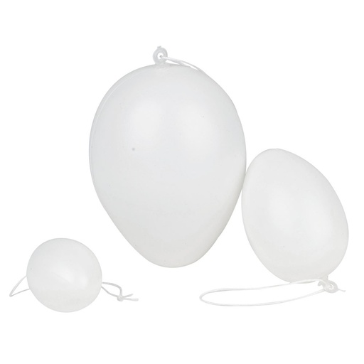 [80702] Plastic eieren, verpakking van 48