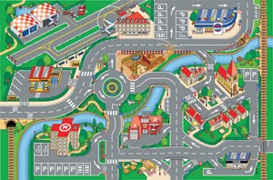 [9470] CITY AND AIRPORT PLAY MAT