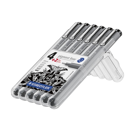 [531501] FEUTRES FINELINER CALIBRES, ÉTUI DE 6