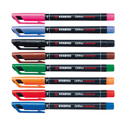 [5383] MULTI-PURPOSE PERMANENT MARKERS, CASE OF 8