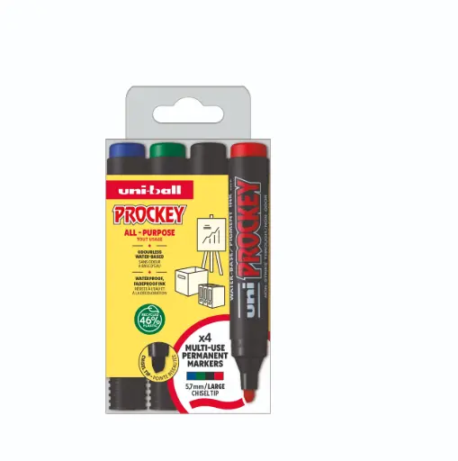 [53203] Prockey Beveled Markers, Case of 4