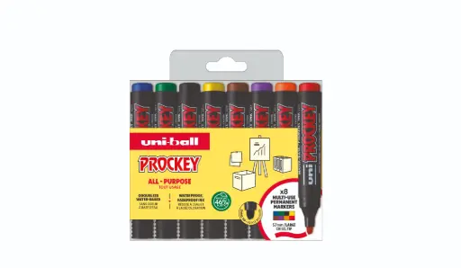 [53204] Prockey afgeschuinde markers, doos van 8