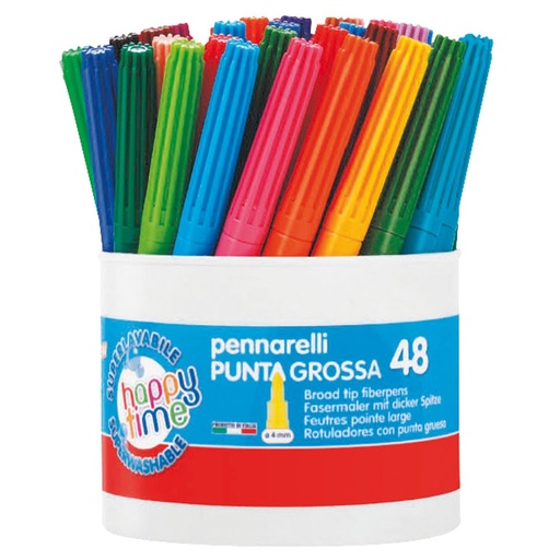 [535002] MARQ. KLEURPOT MET 48 GEASSORTEERDE KLEUREN.