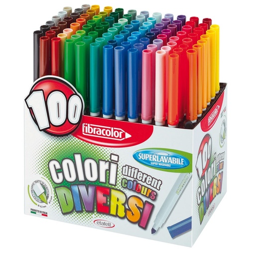 [535005] MARQUEURS 100 COULEURS, LA BOITE