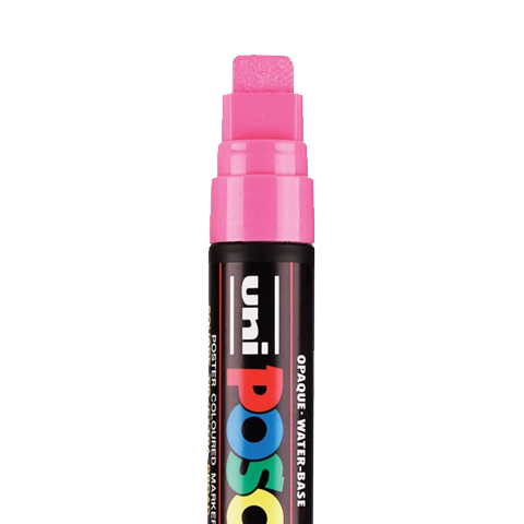 [C1K07] POSCA PC17K MARKERING, ROZE
