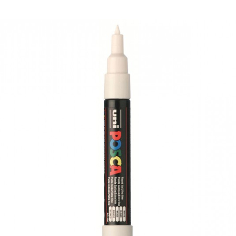 [C1R03] POSCA FINE PC1MC MARKER, WHITE