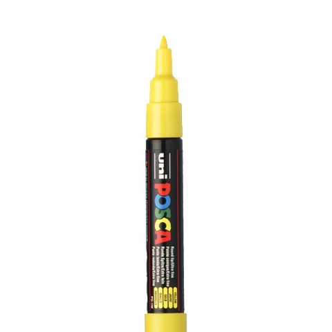 [C1R08] POSCA FINE PC1MC MARKER, GELB