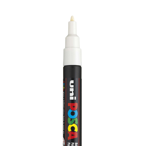 [C3M03] MARQUEUR POSCA PC3M, BLANC