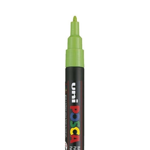 [C3M23] MARQUEUR POSCA PC3M, VERT POMME