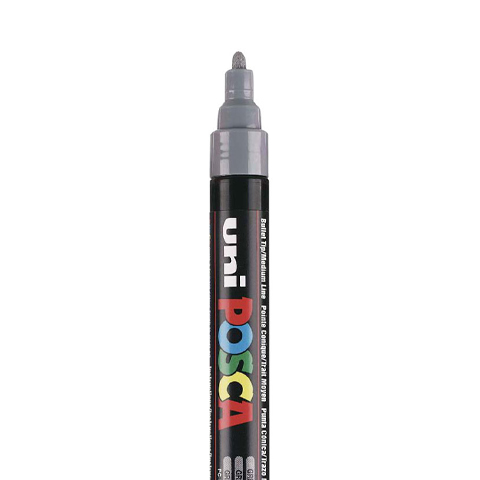 [C5M04] POSCA PC5M MARKER, GRAU