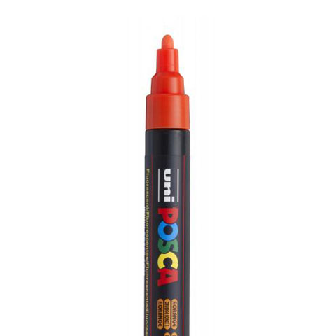 [C5M09] MARQUEUR POSCA PC5M, ORANGE FONCÉ
