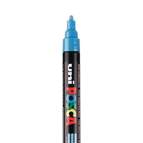 [C5M11] POSCA PC5M MARKER, HELLBLAU
