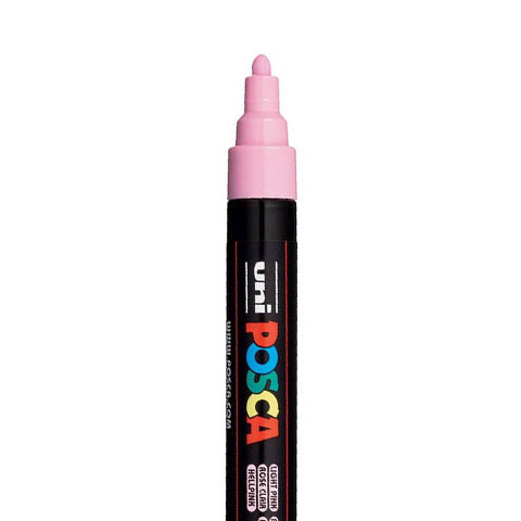 [C5M18] POSCA PC5M MARKER, LIGHT PINK