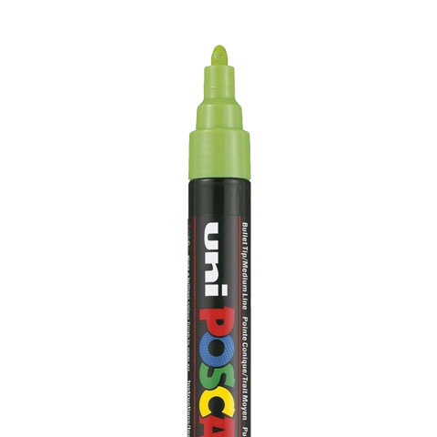 [C5M20] MARQUEUR POSCA PC5M, VERT POMME