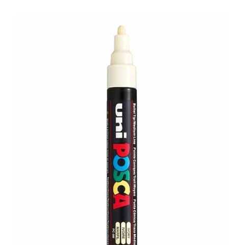 [C5M21] POSCA PC5M MARKER, IVORY