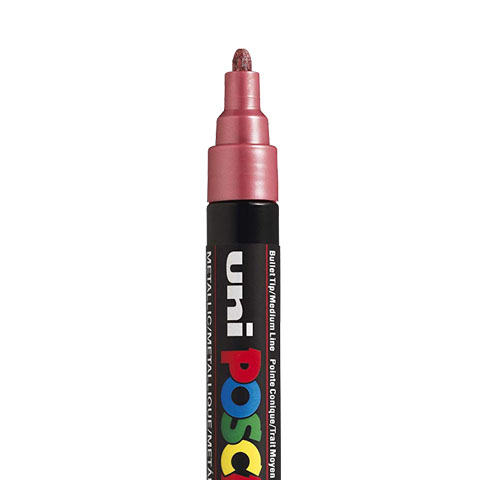 [C5M26] POSCA PC5M MARKER, METAALROOD