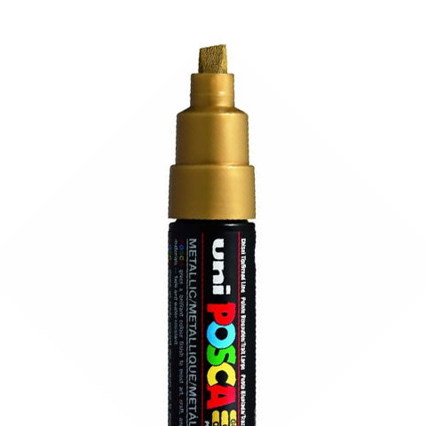 [C8K01] POSCA PC8K MARKER, GOUD