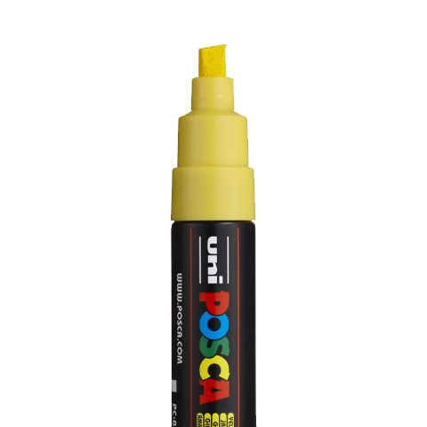 [C8K08] POSCA PC8K MARKER, YELLOW