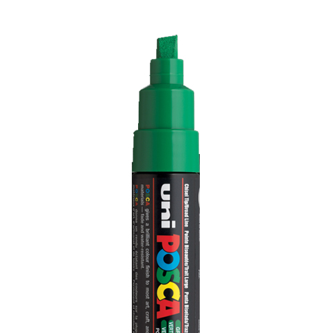 [C8K10] MARQUEUR POSCA PC8K, VERT FONCÉ