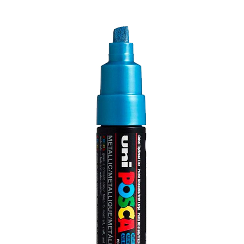 [C8K24] POSCA PC8K MARKER, METAALBLAUW