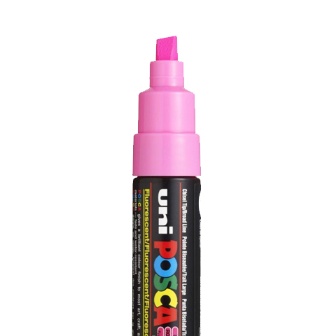 [C8K36] POSCA PC8K MARKER, FLUORESCENT PINK