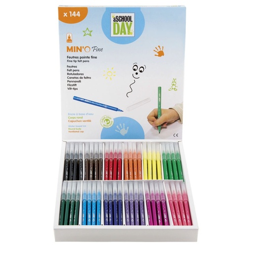 [53499] 1. Preis, feine Marker, Packung mit 144 Stück