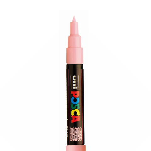 [C1R20] POSCA FINE PC1MC MARKER, HELLROSA