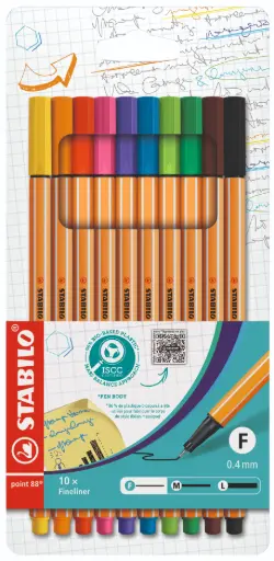 [5346] STABILO POINT 88 MARKER, 10ER-BOX