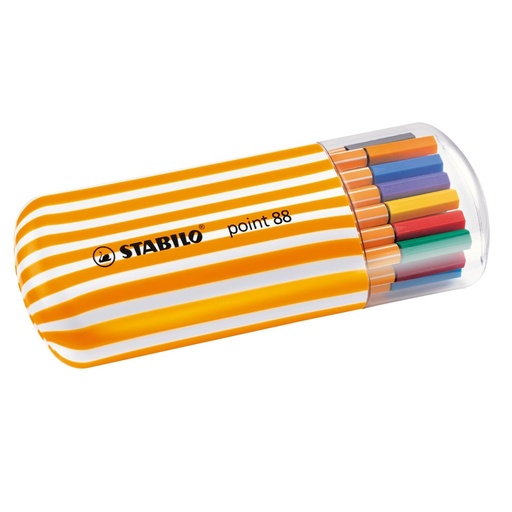 [5347] STABILO POINT 88 MARKERS, CASE OF 20