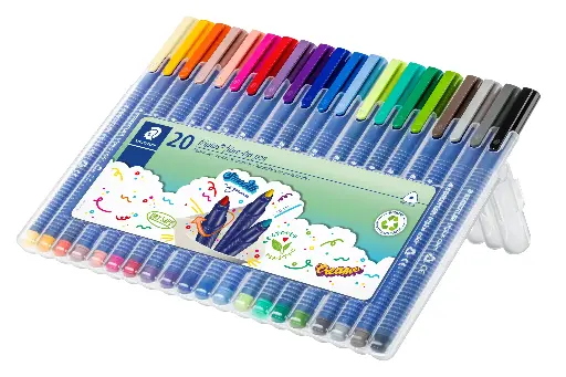 [5369] TRIPLUS COLOR MARKERS, BOX OF 20
