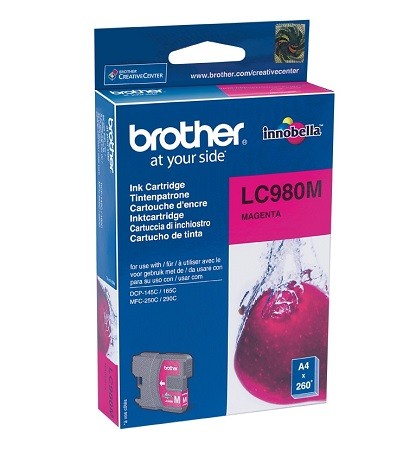 [LC980M] BROTHER LC980M MAGENTA-PATRONE