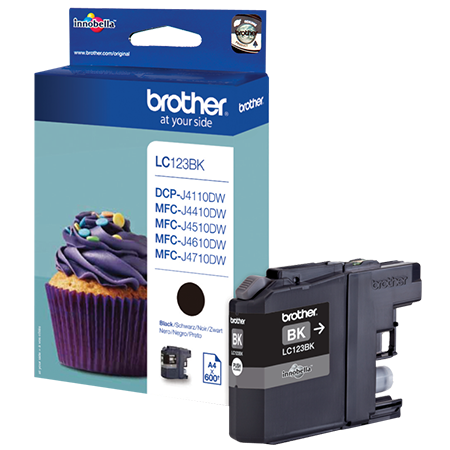 [LC123BK] BROTHER LC123 BLACK CARTRIDGE